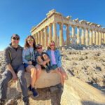 Athens with kids - Parthenon The Brewer family, from the FamilyCanTravel.com blog, visits the Parthenon on a recent family trip to Athens, Greece.