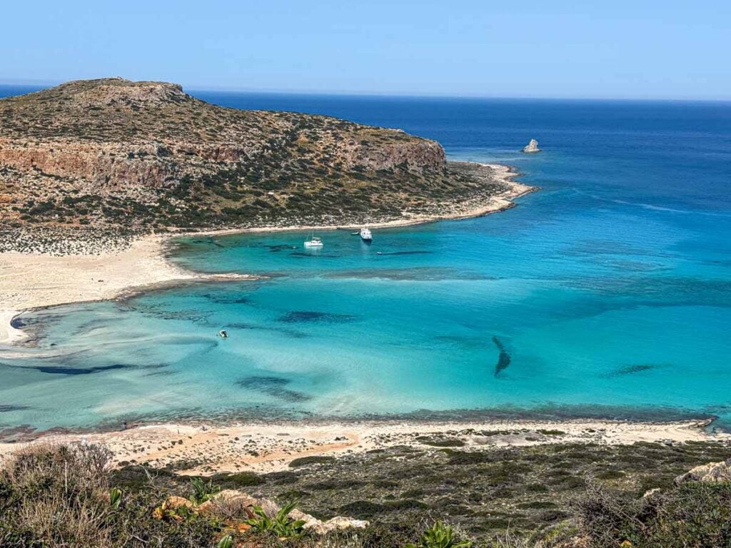 The indescribable turquoise water is the main reason why Balos Beach was named the best beach in the world by TripAdvisor.