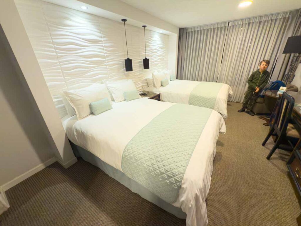 With adjoining rooms, the Hotel Presidente is one of the most family-friendly hotels in La Paz, Bolivia.