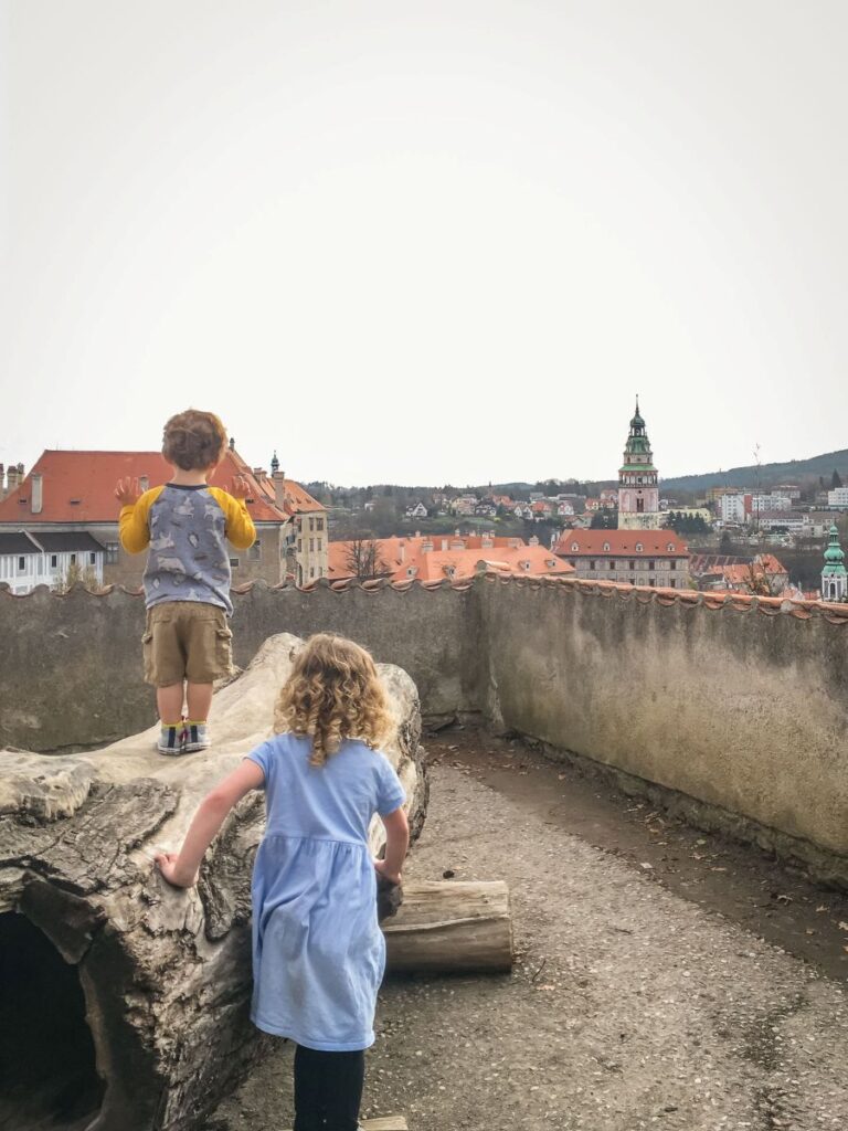 things to do with kids in Cesky Krumlov - explore the Castle Gardens.