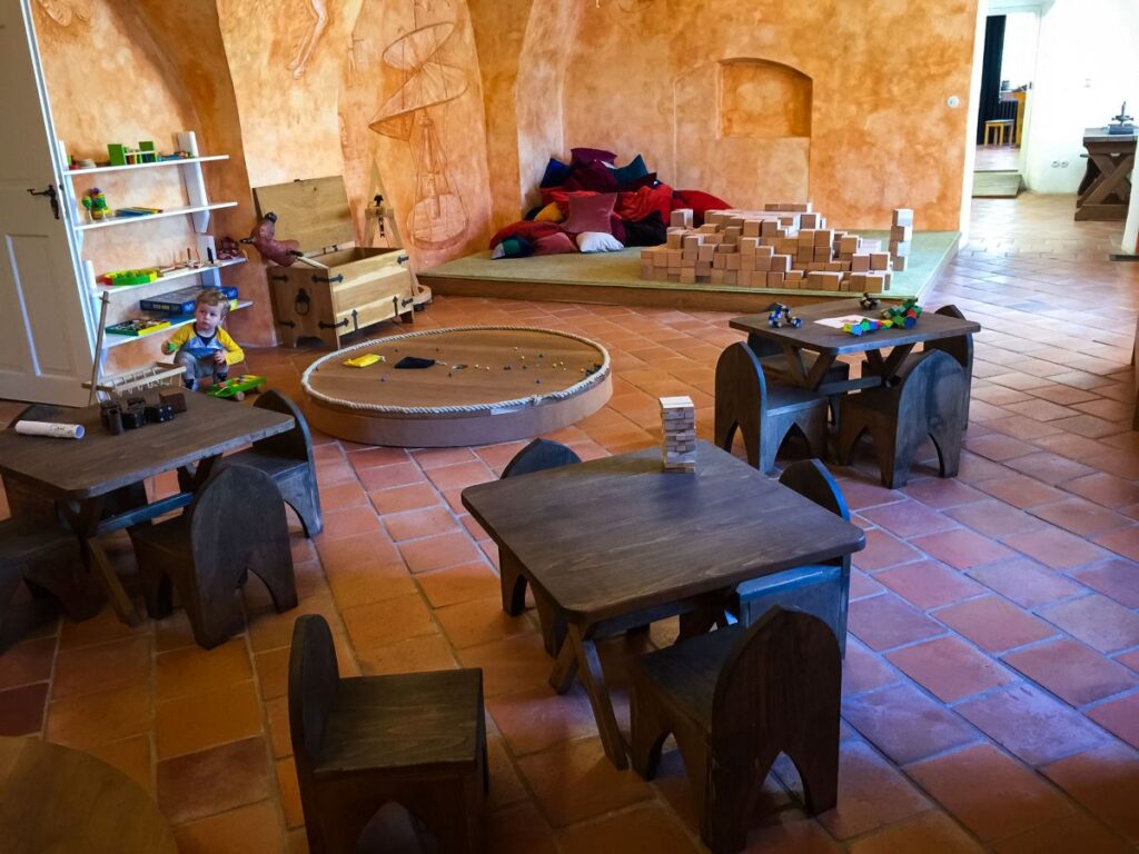 Things to do in Cesky Krumlov with kids - Interactive Exhibition of Human Skills at the Minorite Monastery.