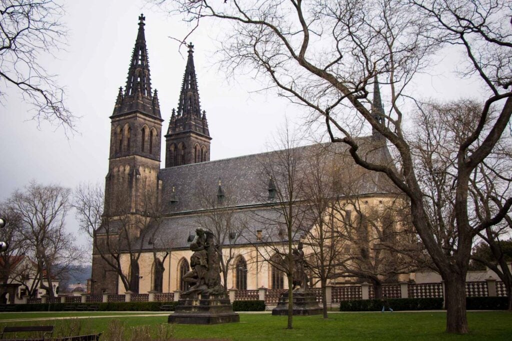 St Peter and Paul Basilica in Prague, Czech Republic.
