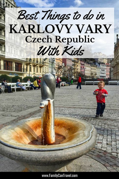 Karlovy Vary is a spa town, but don't let this stop you from visiting with kids. There are some great outdoor activities that you and your kids will love in Karlovy Vary! #karlovyvary #czechrepublic #travelwithkids #familytravel #hikingwithkids