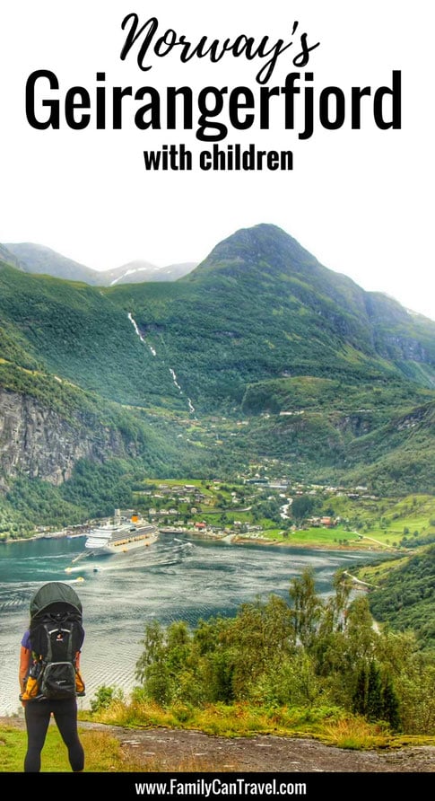 Geirangerfjord - One of Norway's most beautiful fjords! Here's how to visit with kids... | Family Travel | Norway with kids | Travel with kids | Toddler Travel | #familytravel #toddlertravel #travelwithkids #norway #geirangerfjord #geiranger