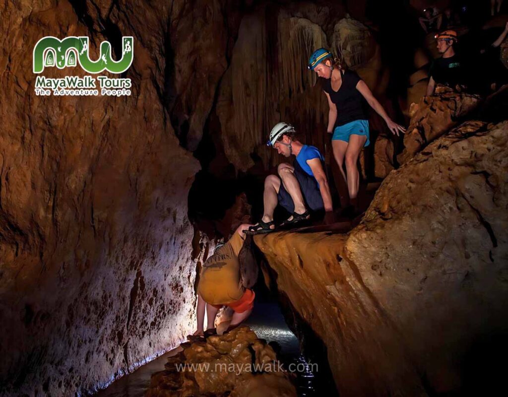 Adventurous people enjoy the ATM Cave Tour in Belize.