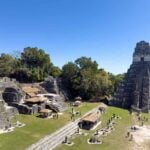 Tikal Day Trip from San Ignacio, Belize The East Plaza at the Tikal ruins in Guatemala.