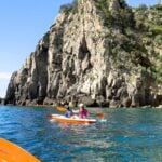 Ischia with Kids - family-friendly kayak tour Celine Brewer and her son enjoy a kayaking tour during a family trip to Ischia, Italy.